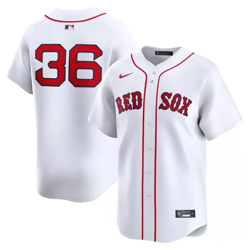 David Ortiz Boston Red Sox Home Jersey – White - Image 2