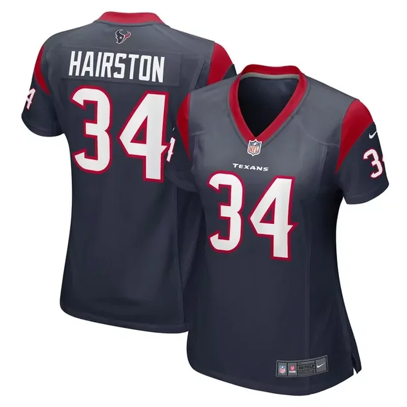 Nick Broeker Houston Texans Womens Team Game Jersey Navy - Image 2