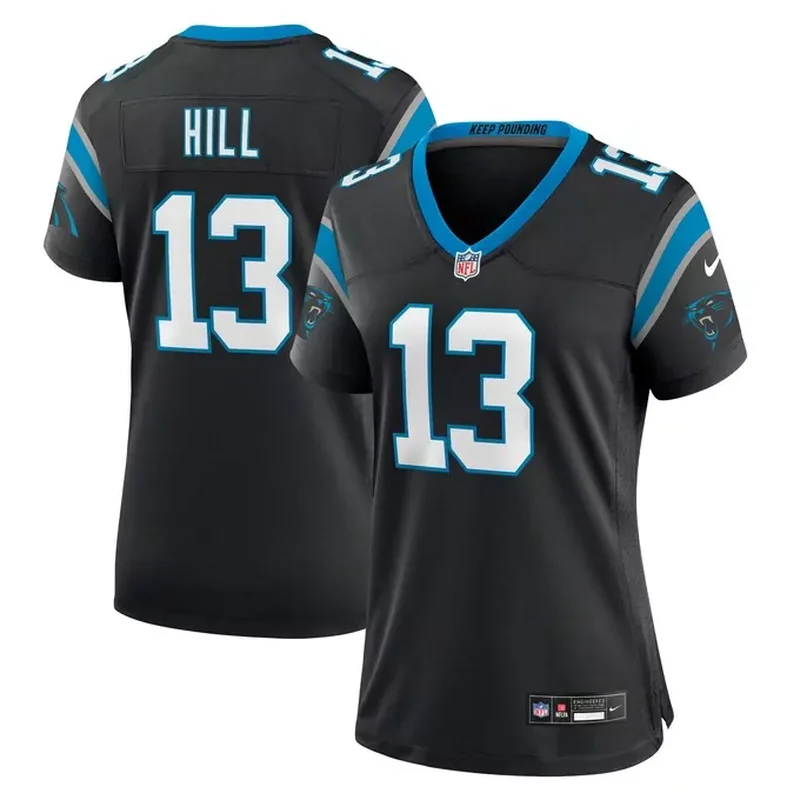 Troy Hill Carolina Panthers Womens Team Game Jersey Black