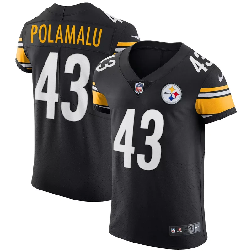 Pittsburgh Steelers Ben Roethlisberger #7 NFL 2020 Black And White Jersey - Image 5