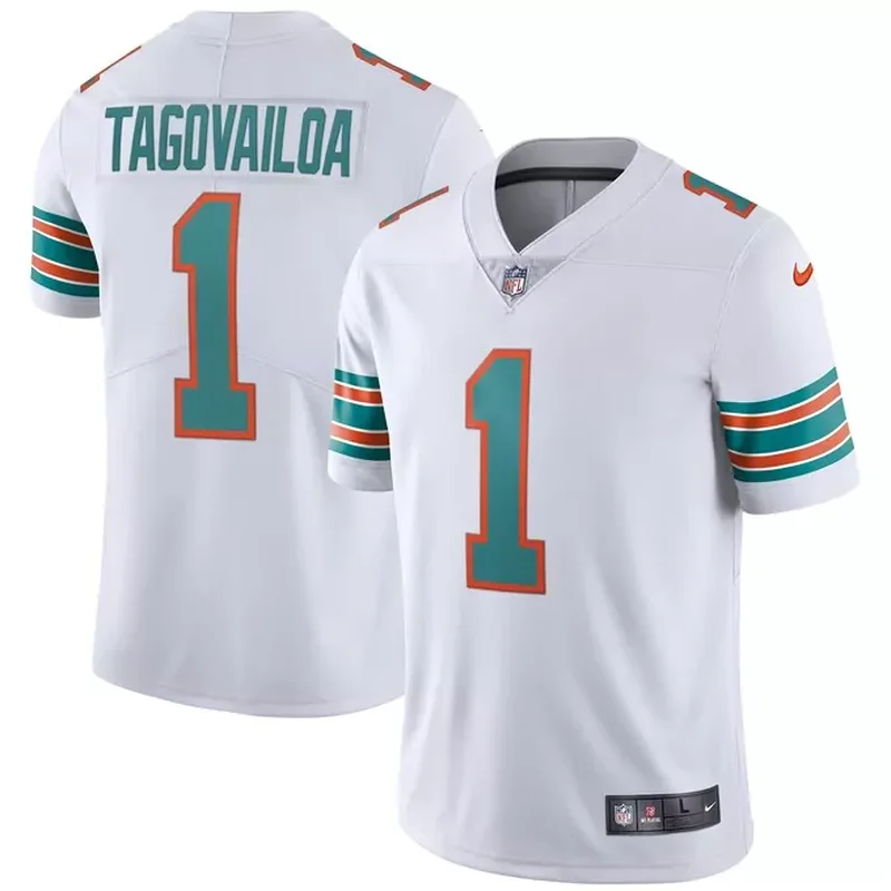 Tua Tagovailoa Miami Dolphins Game Jersey White - Image 2