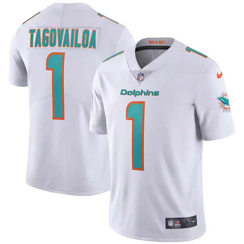 Tua Tagovailoa Miami Dolphins Vapor Jersey - White NFL