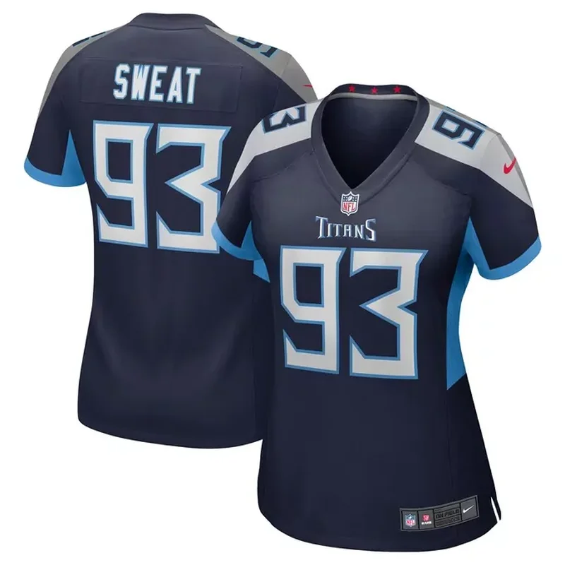 Shakel Brown Tennessee Titans Womens Game Jersey Navy - Image 4