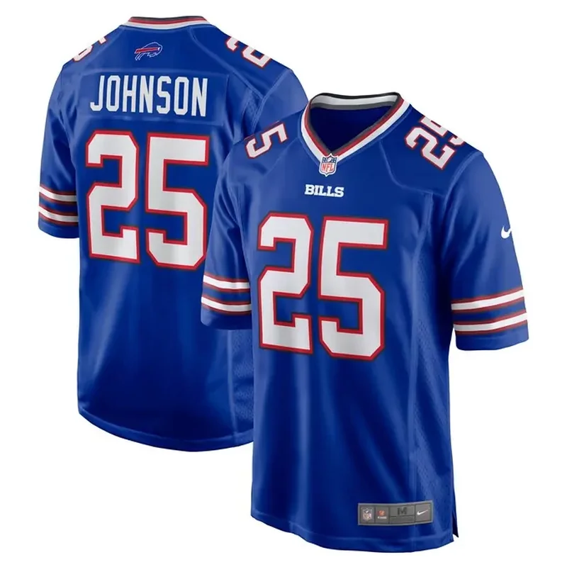 Tyrel Dodson Buffalo Bills Game Player Jersey Royal - Image 5