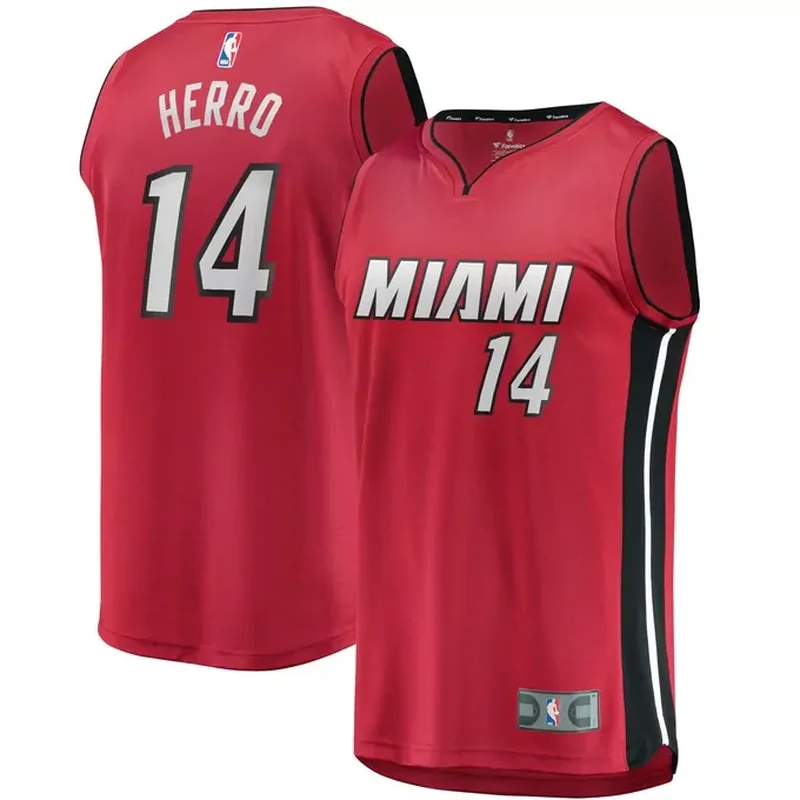 Kelel Ware Miami Heat Fast Break Player Jersey Statement Edition Red - Image 2