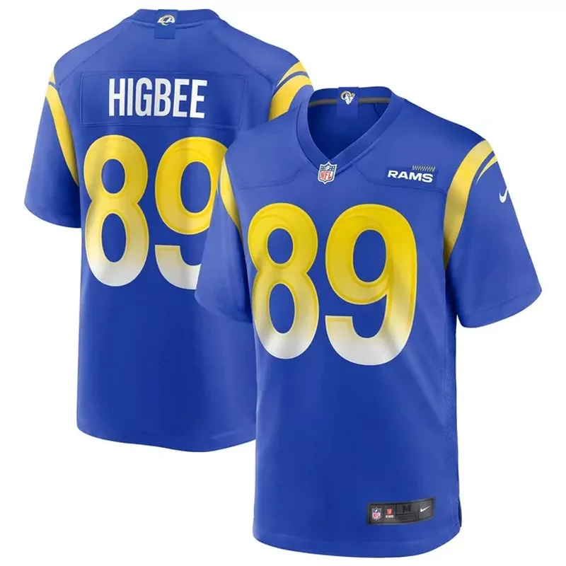 Tyler Higbee Los Angeles Rams Game Player Jersey Royal