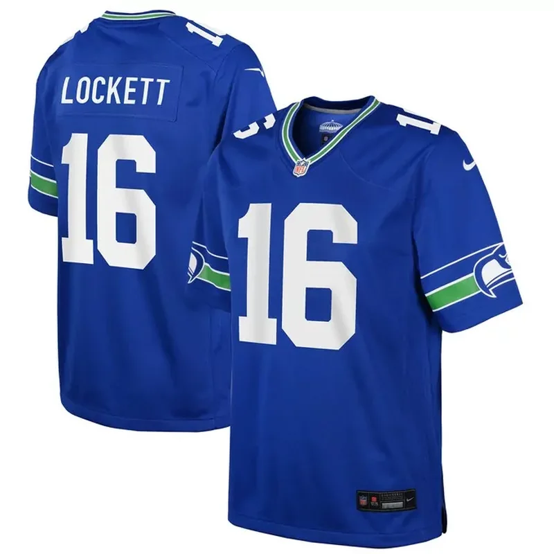 12s Seattle Seahawks Game Jersey Navy - Image 3