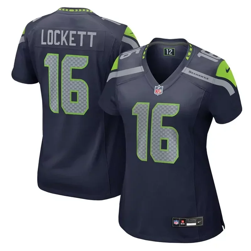Tyler Lockett Seattle Seahawks Womens Game Jersey College Navy