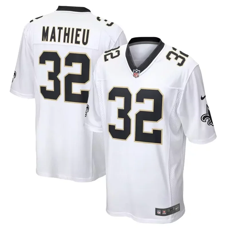 Tyrann Mathieu New Orleans Saints Game Jersey White
