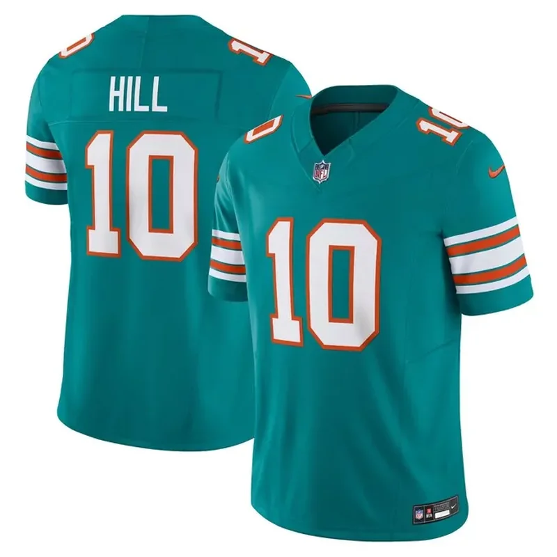 Tyreek Hill Miami Dolphins Vapor Fuse Jersey Aqua