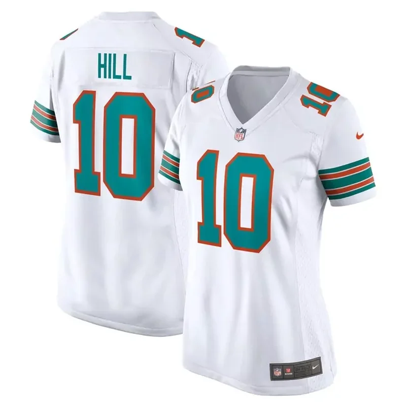 Tyreek Hill Miami Dolphins Womens Alternate Game Jersey White