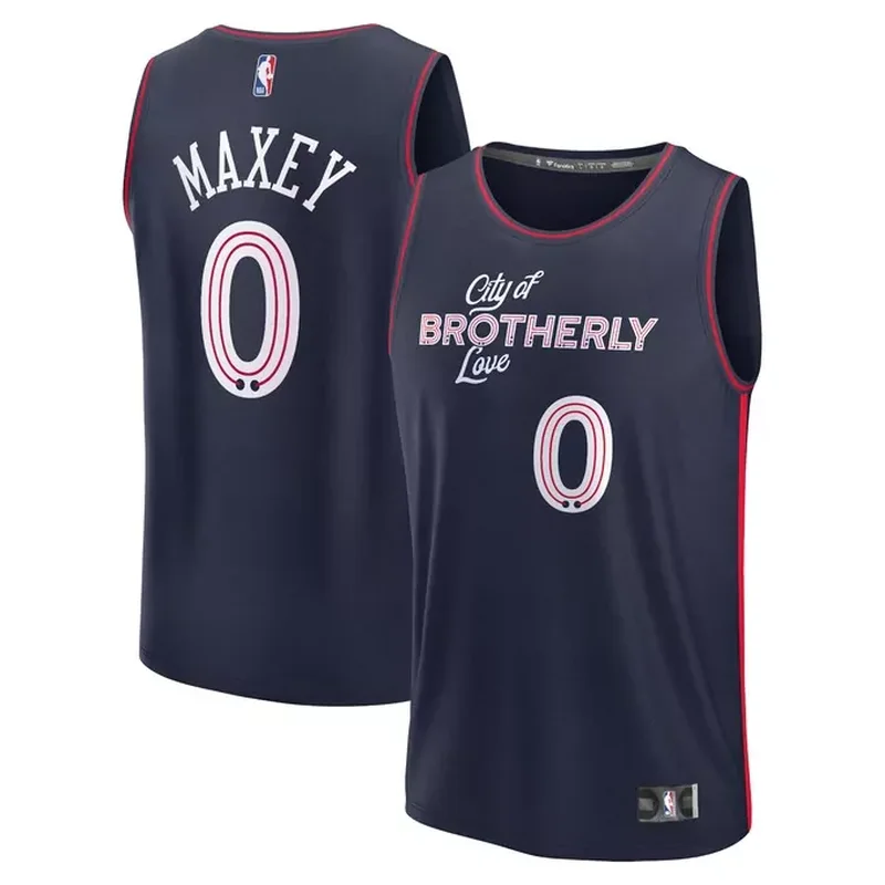 Paul George Philadelphia 76ers Fast Break Player Jersey Icon Edition Royal - Image 5