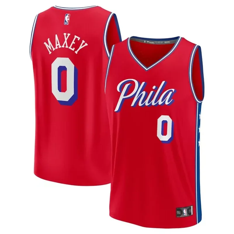 Allen Iverson Philadelphia 76ers Classics Throwback Jersey Black - Image 5