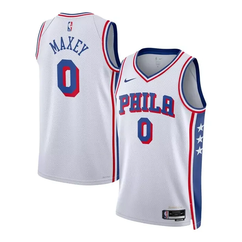 Allen Iverson Philadelphia 76ers 2004/05 Classics Jersey Red - Image 5