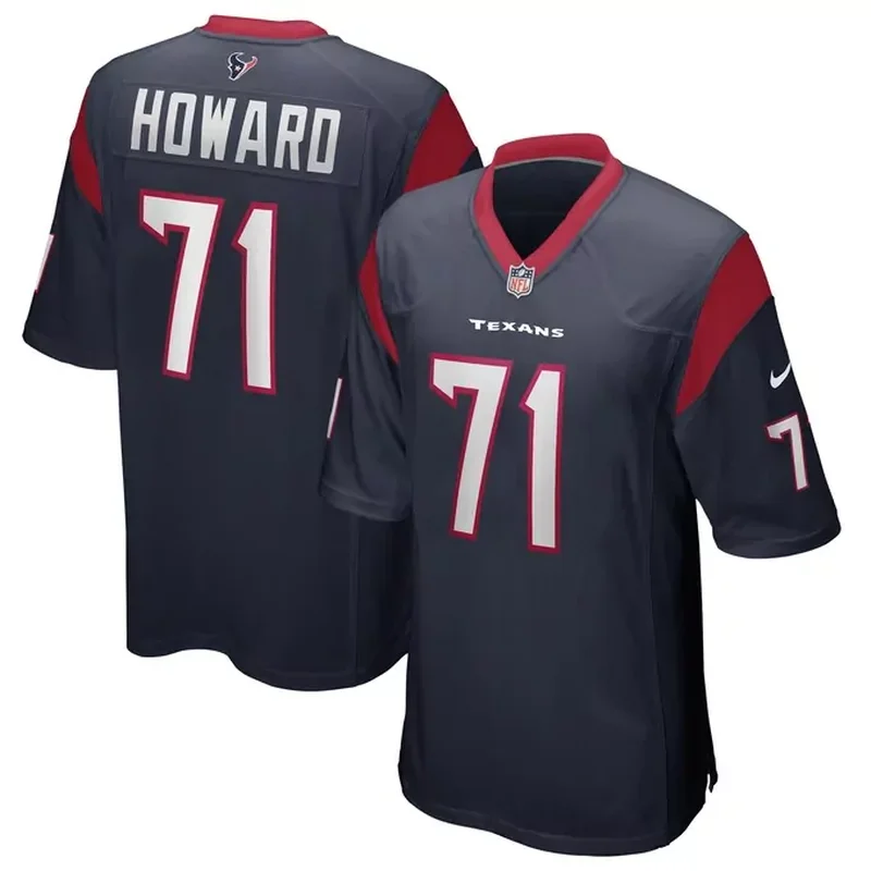 Johnny Johnson Houston Texans Womens Team Game Jersey Navy - Image 3