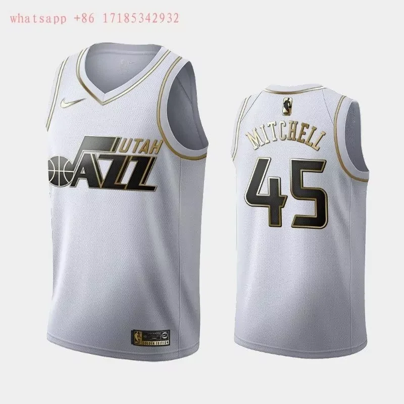 Utah Jazz Donovan Mitchell #45 NBA 2020 New Arrival Red Jersey - Image 4