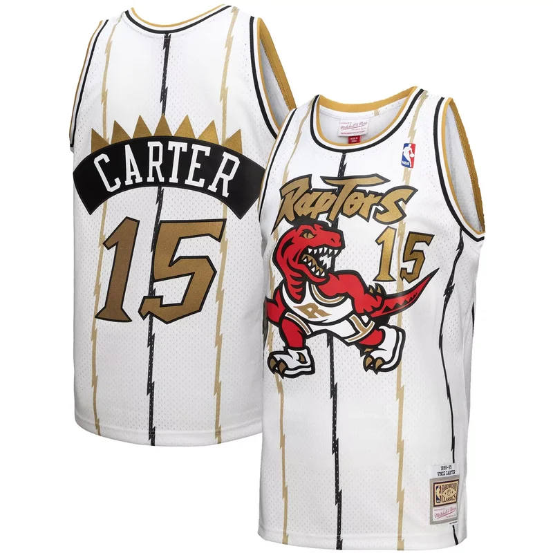 Vince Carter Toronto Raptors 1998-99 Hardwood Classics Reload 3.0 Jersey - White NBA