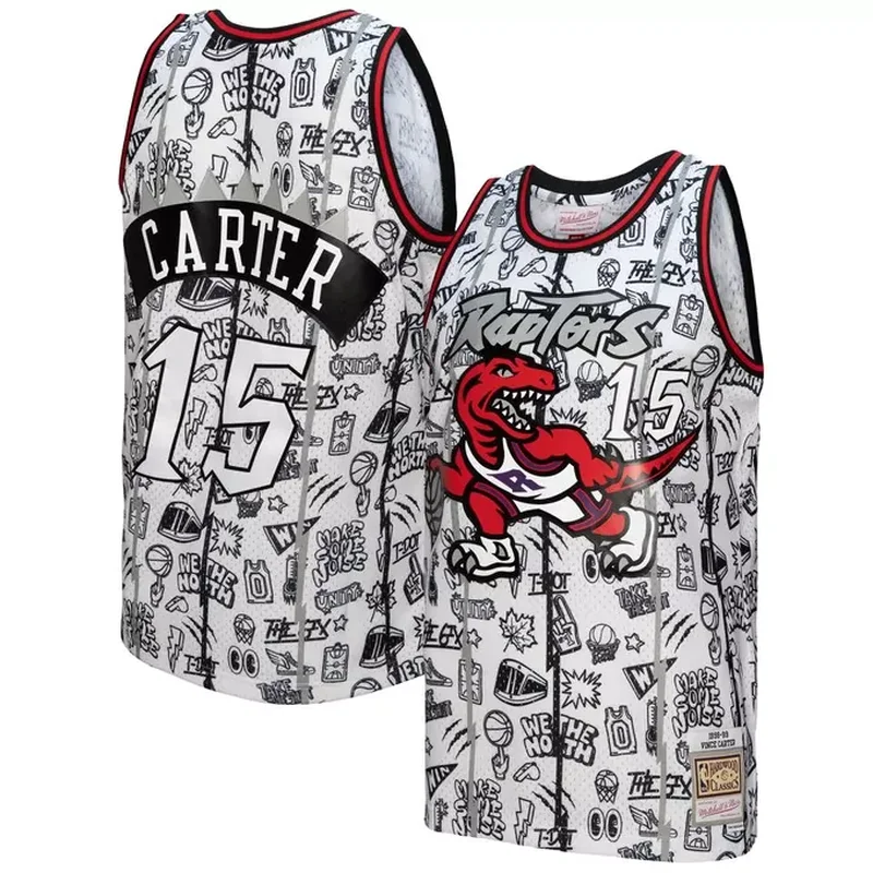 Vince Carter Toronto Raptors 1998/99 Jersey White