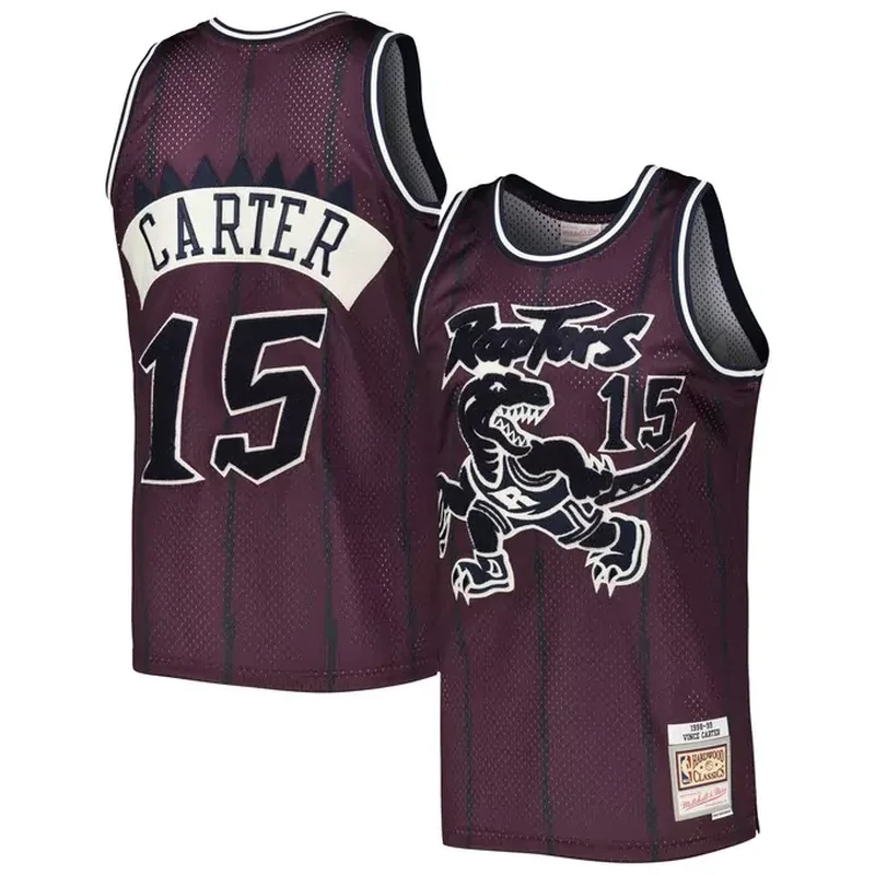 Vince Carter Toronto Raptors Classics Off-Court Jersey Purple