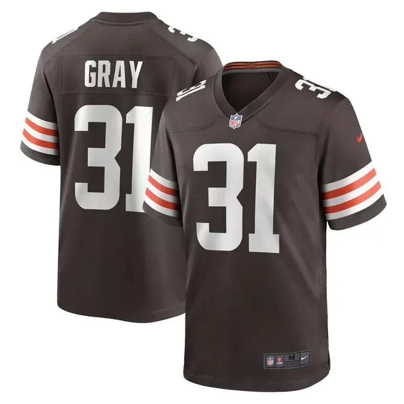 Vincent Gray Cleveland Browns Team Game Jersey Brown