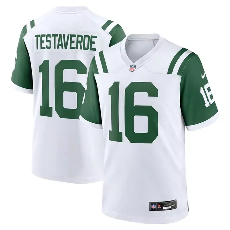 New York Jets Vapor Untouchable Elite Custom Jersey Stealth Black - Image 5
