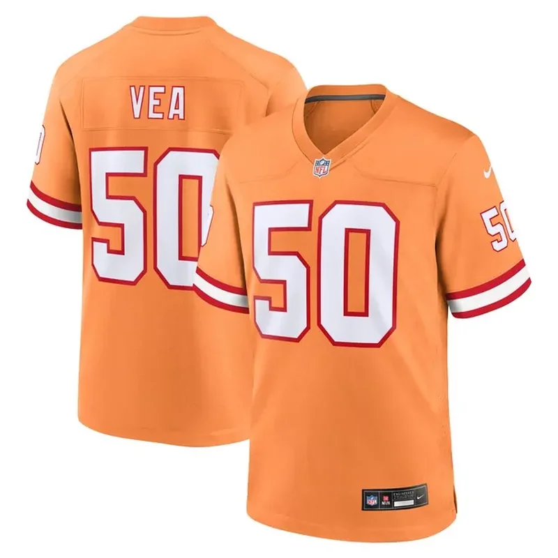 Devin White Tampa Bay Buccaneers Player Game Jersey Red - Image 5