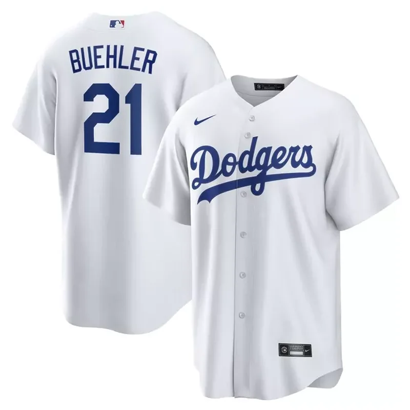 Walker Buehler Los Angeles Dodgers Home Player Jersey White