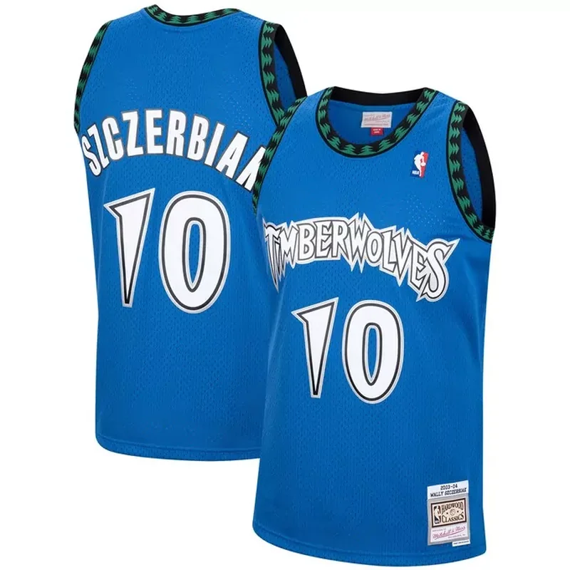 Wally Szczerbiak Minnesota Timberwolves 2001/02 Classics Jersey Blue