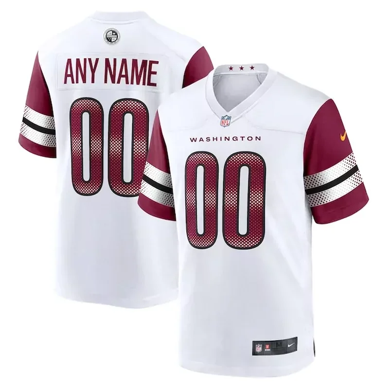 Washington Commanders Game Custom Player Jersey White