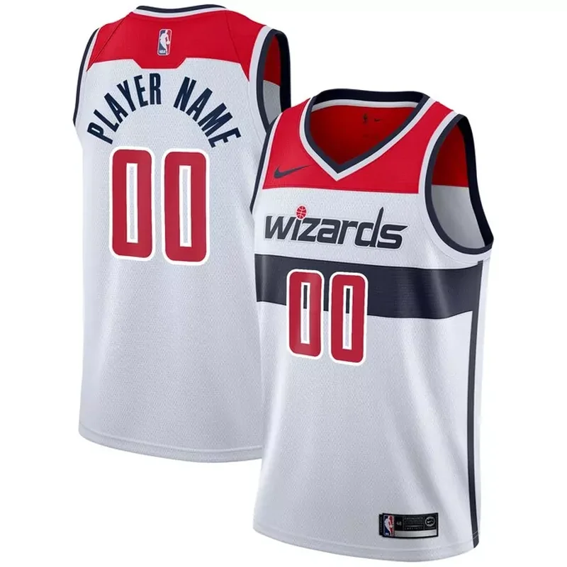 Washington Wizards 2020/21 Custom Jersey Icon Edition Red - Image 5