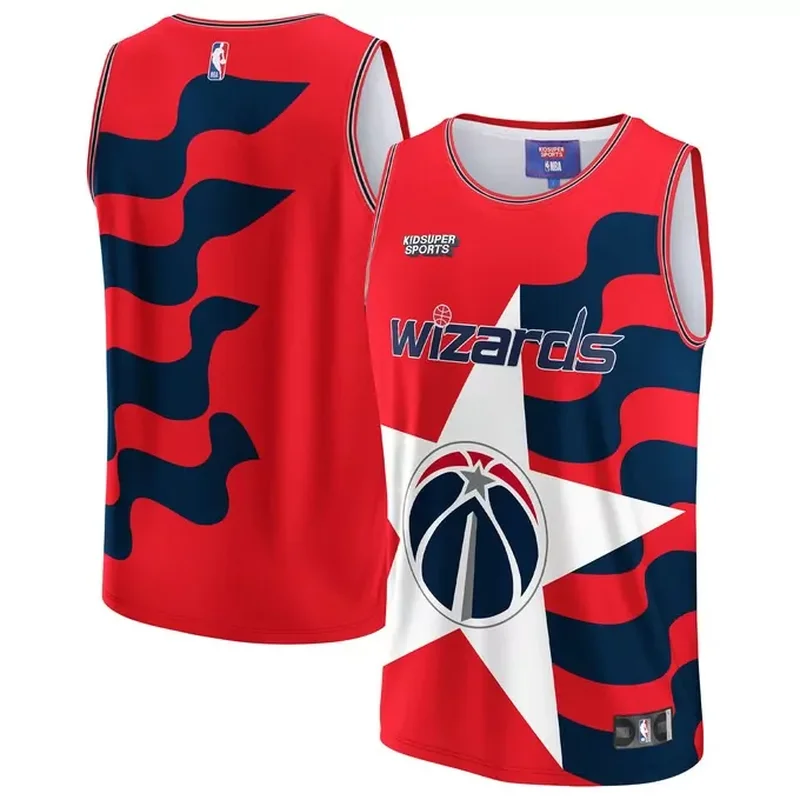 Washington Wizards 2020/21 Custom Jersey Icon Edition Red - Image 4