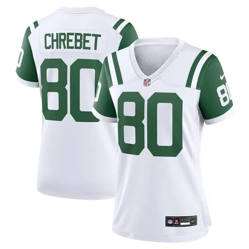 Wayne Chrebet New York Jets Womens Classic Alternate Retired Player Game Jersey White
