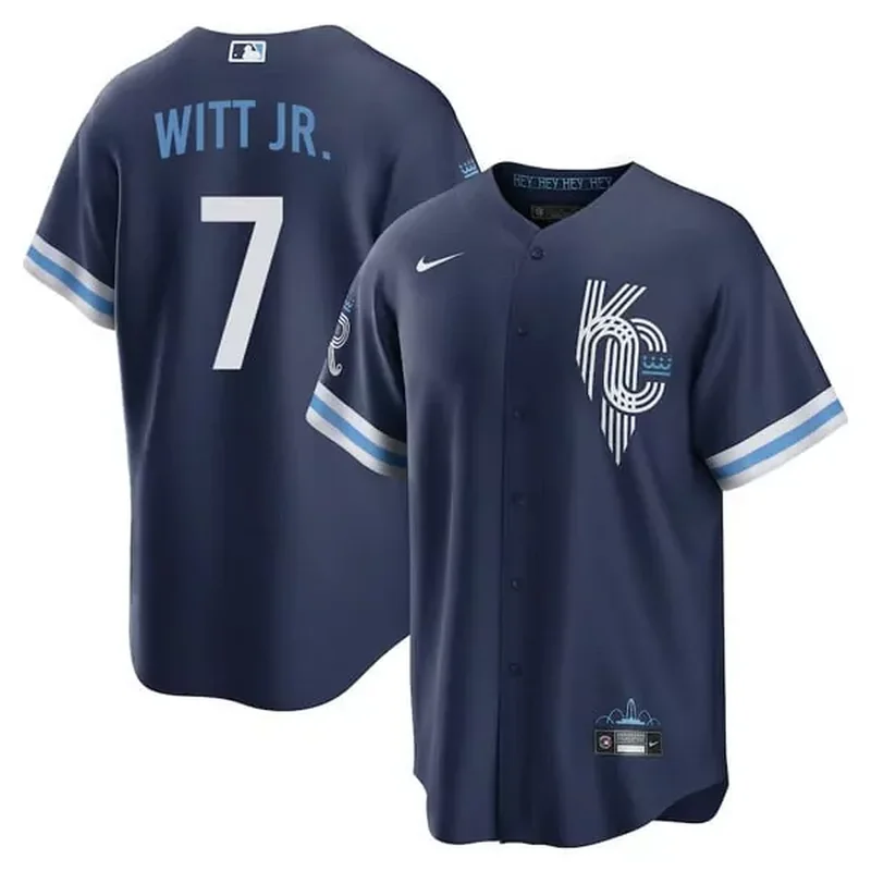 Whit Merrifield Kansas City Royals Flex Base City Connect Player Jersey 2022 Stitched - Image 3