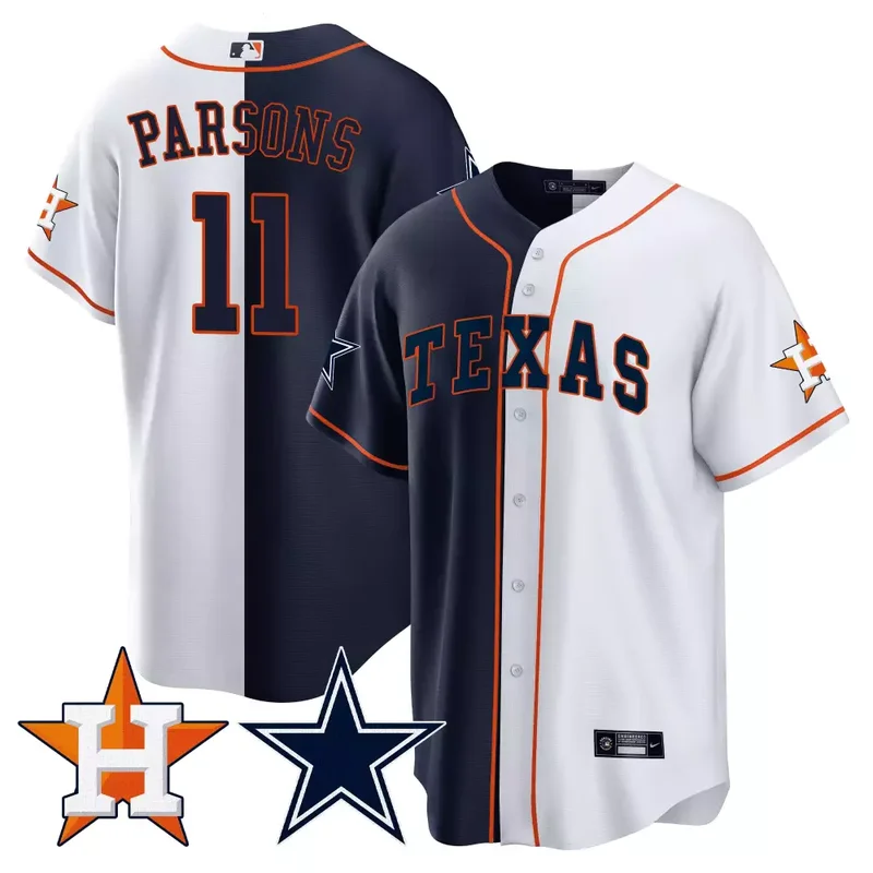 White Navy Yordan lvarez Split Astros Cowboys Cool Base Jersey All Stitched - Image 3
