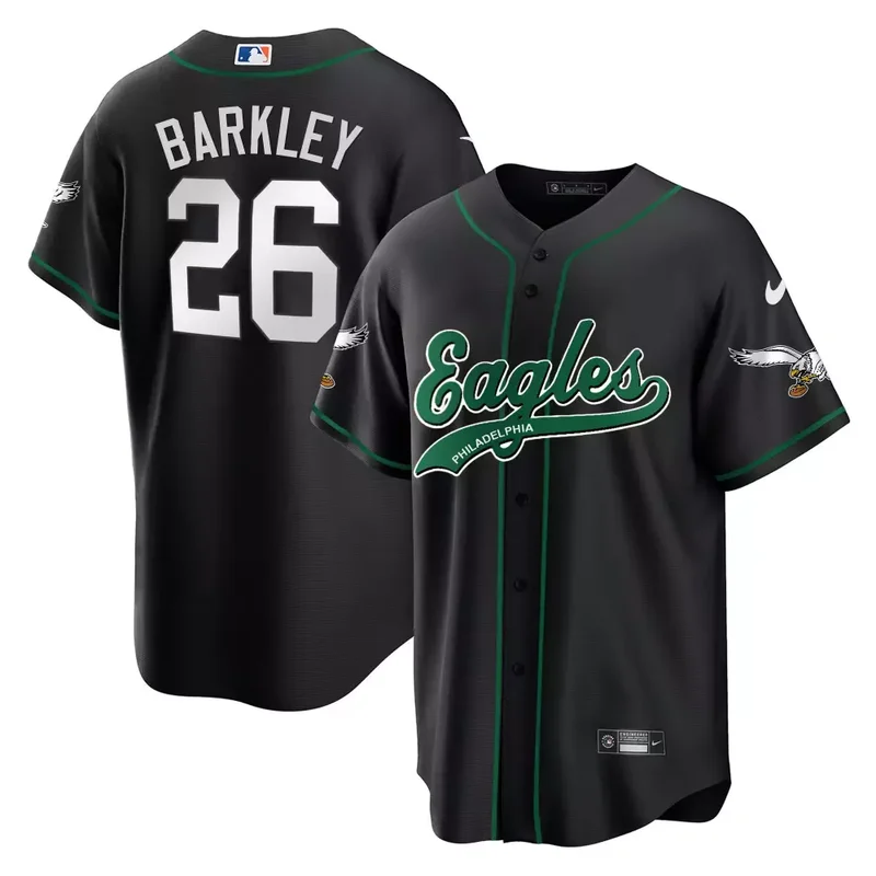 White Darius Slay Jr Eagles Kelly Green Baseball Jersey All Stitched - Image 3