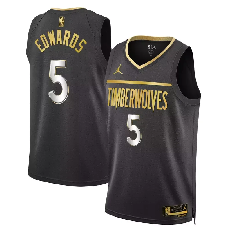 White Gold Karl Anthony Towns Minnesota Timberwolves Swingman Jersey All Stitched - Image 4