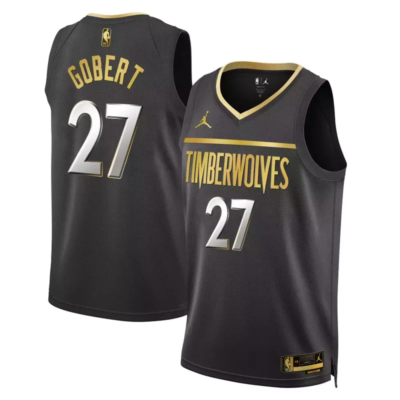 White Gold Karl Anthony Towns Minnesota Timberwolves Swingman Jersey All Stitched - Image 5