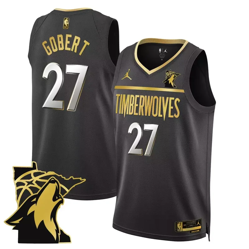 White Gold Karl Anthony Towns Minnesota Timberwolves Swingman Jersey Minnesota Patch All Stitched - Image 5