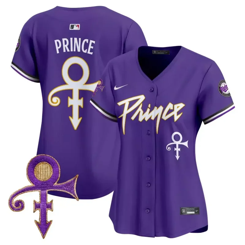 White Minnesota Twins Prince Patch Vapor Premier Sleeveless Custom Jersey All Stitched - Image 4