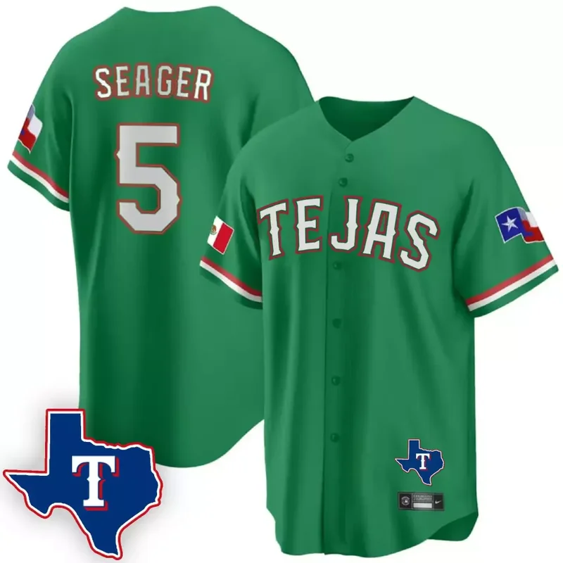 White Team Texas Rangers Mexican Cool Base Jersey V2 All Stitched - Image 5