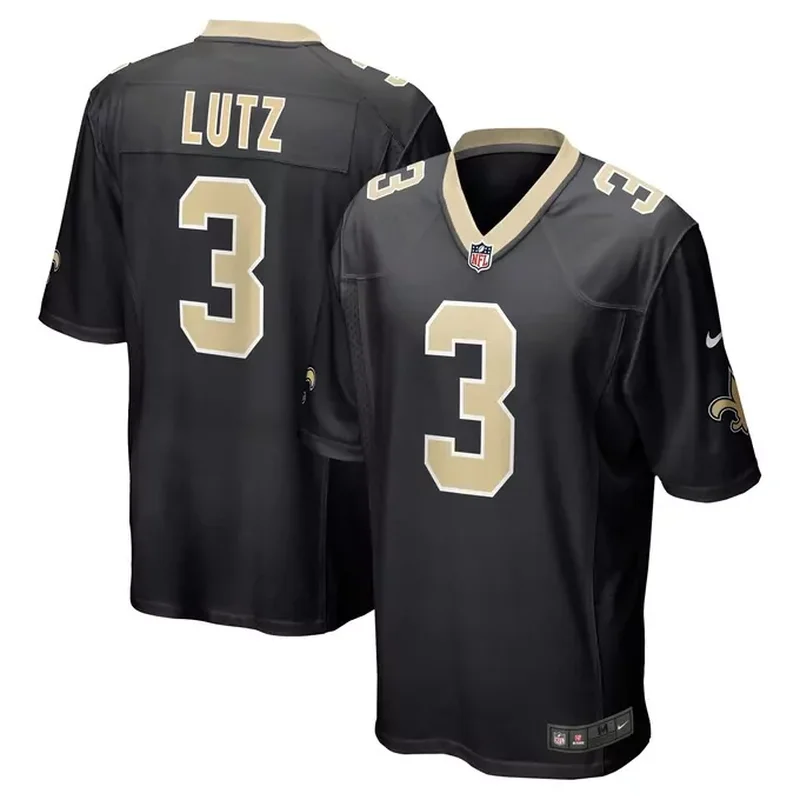 Alvin Kamara New Orleans Saints Game Jersey Black - Image 3
