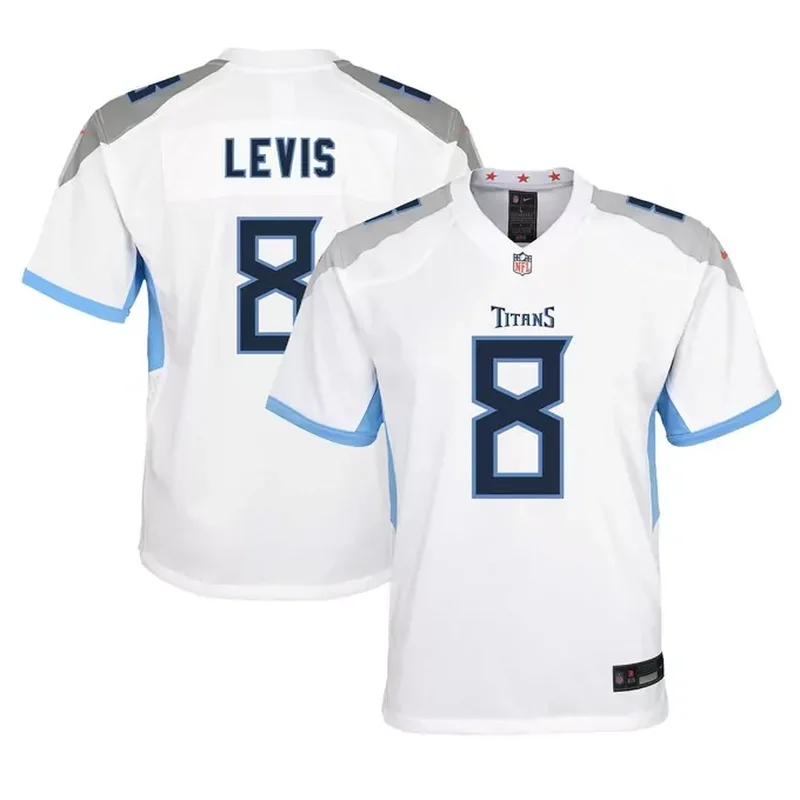 Will Levis Tennessee Titans Player Game Jersey White