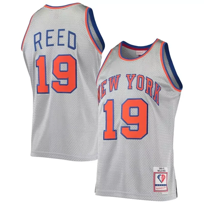 Charles Oakley New York Knicks 1996/97 Classics Jersey Blue - Image 3
