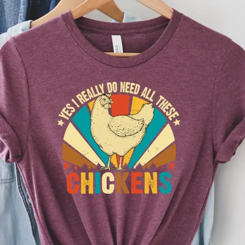 Women Chicken Love Chickens Animal Mothers Day T-Shirt Hoodie Sweater Funny Farmer Lover Farm