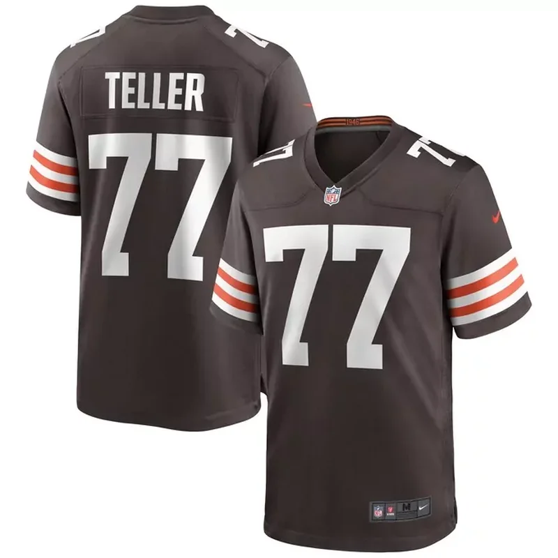 Joe Thomas Cleveland Browns Retired Player Game Jersey Brown - Image 3