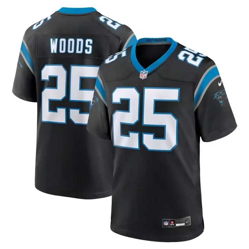 Carolina Panthers Classic Elite Custom Jersey Blue - Image 4