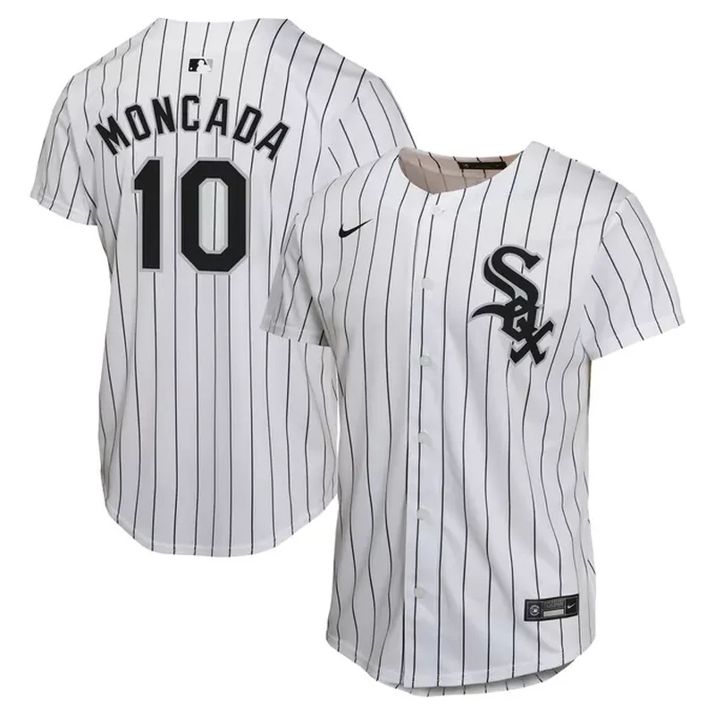 Yoan Moncada Chicago White Sox Home Game Player Jersey White