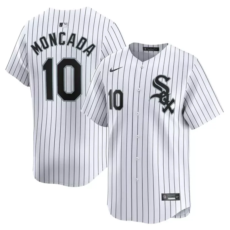 Yoan Moncada Chicago White Sox Home Player Jersey White