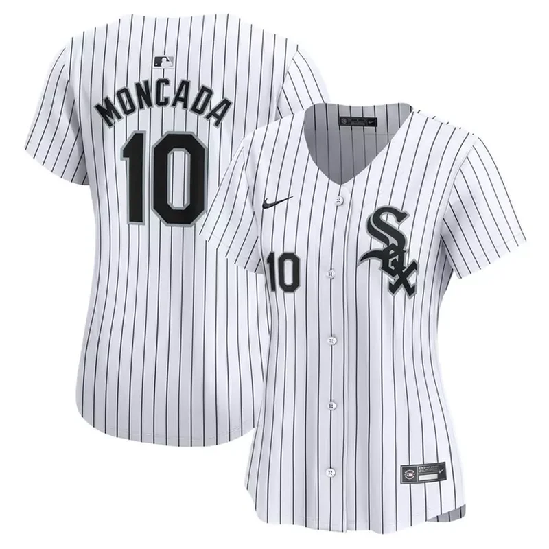 Yoan Moncada Chicago White Sox Home Player Jersey White - Image 2
