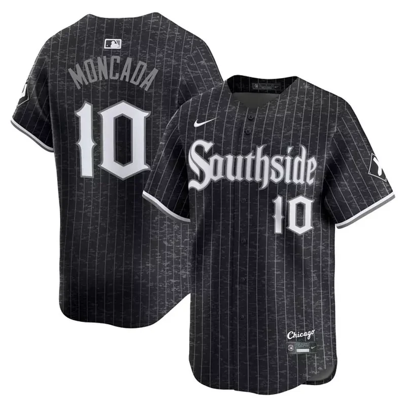 YoÃ¡n Moncada Chicago White Sox City Connect Player Jersey Black